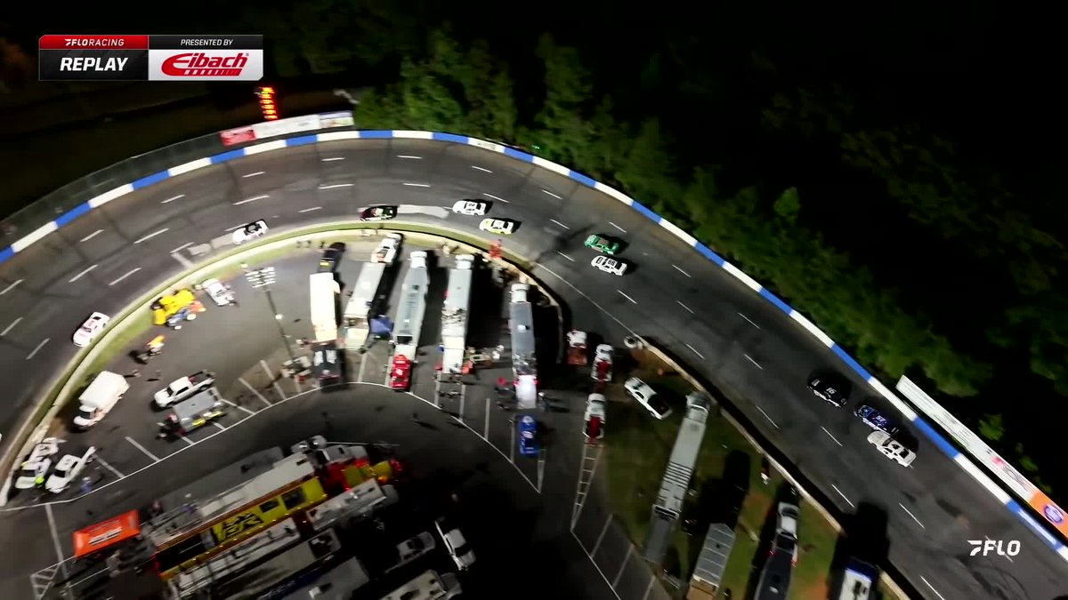 ❗Tyler Reif and Landon Huffman come together on track, then things get heated on pit road #CARSTour