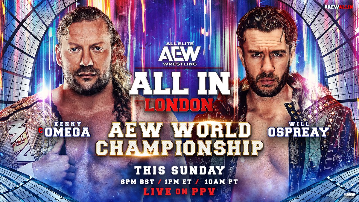 A storied rivalry. A long history. One massive fight ahead. Will Ospreay • ウィル・オスプレイ and Kenny Omega have been connected for years, and now their paths meet again at #AEWAllIn London! Watch #AEWCollision LIVE on TNT + HBO Max