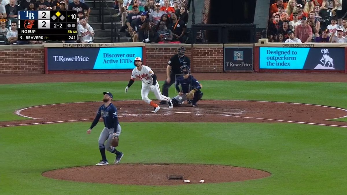 ORIOLES MAGIC!! Dylan smashes a double to help the O's walk it off against Tampa 🙌
