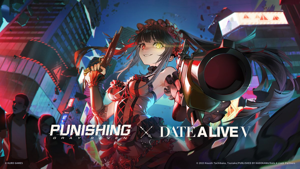 Punishing: Gray Raven × Date A Live V Collaboration Preview PV | Prologue of the Time Gap Time quietly stands still, as anomalies flicker and flash before your eyes in an instant. A mysterious black-haired girl awaits in silence, as the curtain of the dream is about to rise. ———————————— Punishing: Gray Raven × Date A Live V Collaboration is coming soon, bringing with the S-Rank collab character [Kurumi Tokisaki]!