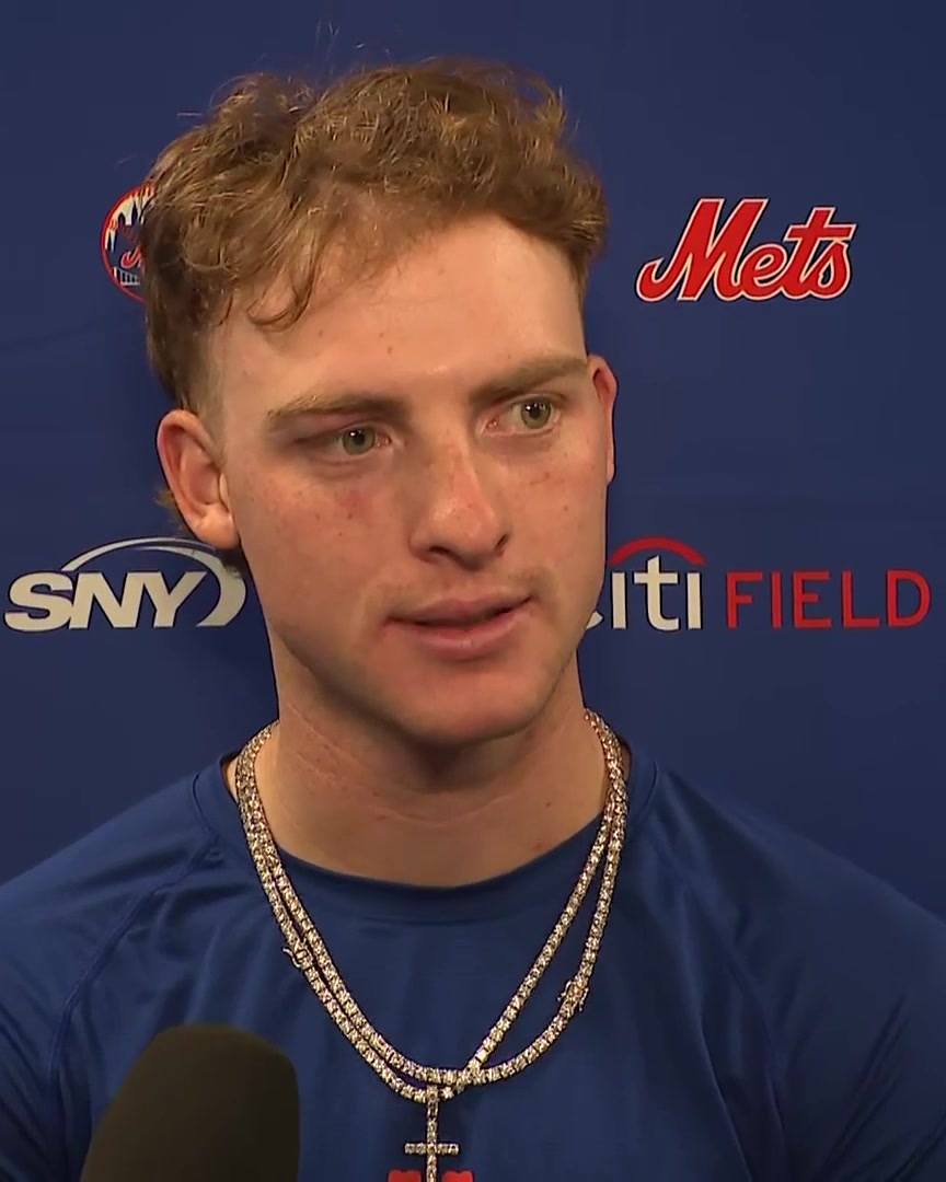 "First thing, I checked my glove and I saw it wasn't in there, so I was kind of mad at that. After the adrenaline kind of wore off there quickly, I knew I was okay." Carson Benge talks about the aftermath of his collision with the right field wall: