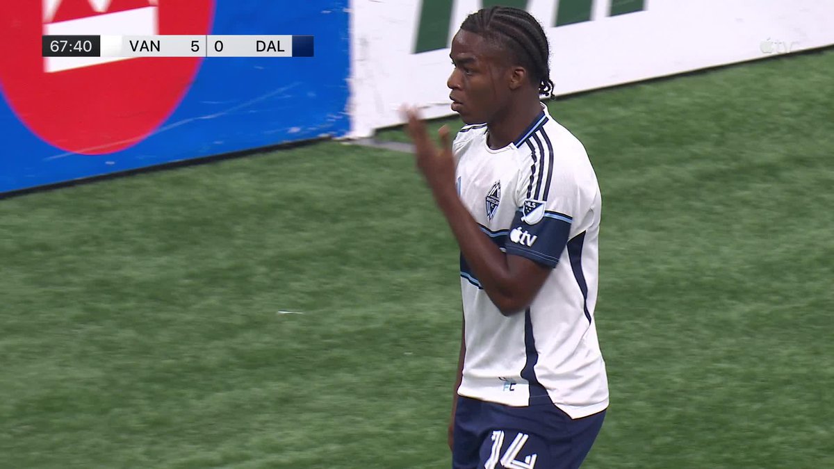 Bruno Caicedo finds Vancouver's fifth! 🖐️