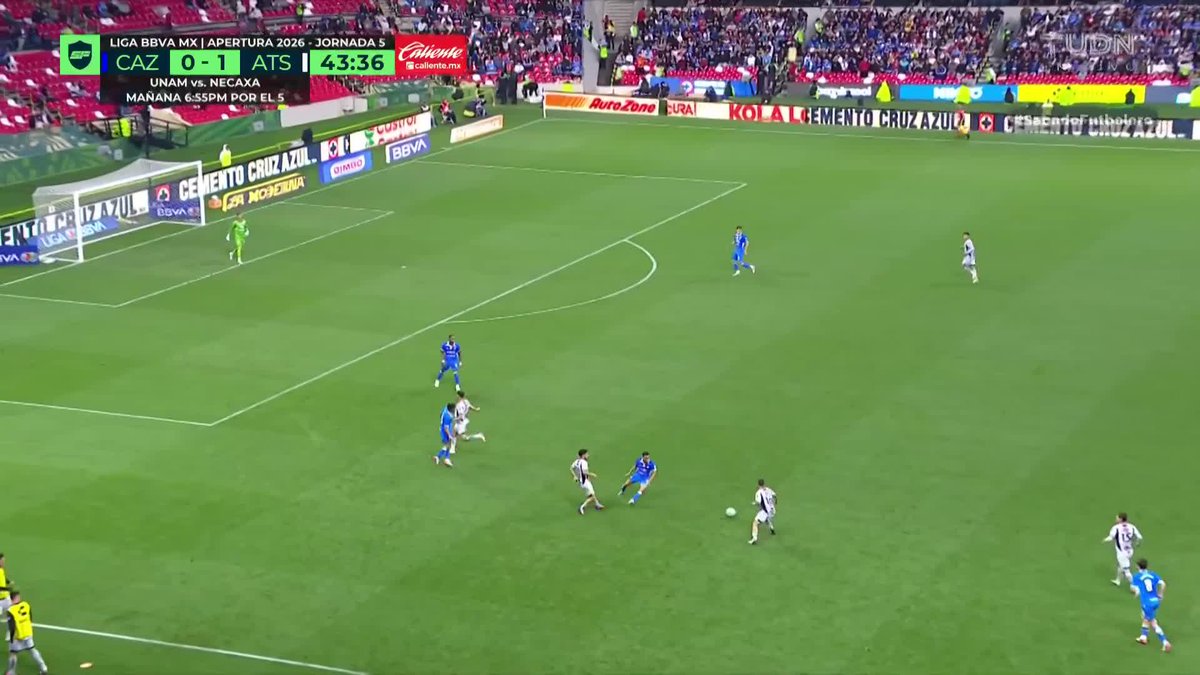 ¡Y arriba el Atlas! Los rojinegros le acaban de clavar el segundo a Cruz Azul 🔥🔥🔥 #SabadoFutbolero