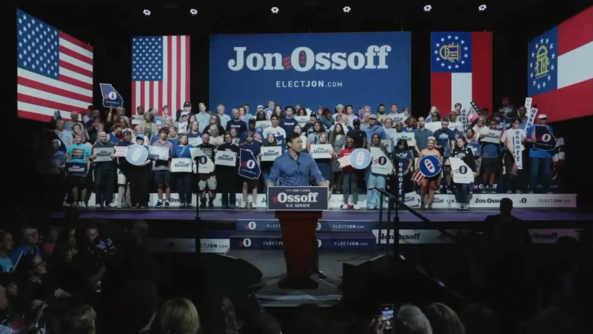 Jon Ossoff is on fire lately 👇 “It was all a lie. They made you pay more for everything and took us to war on lies and spent most of last year trying to cover up for the world’s most famous pedophile while the crook president and his crooked family raked in billions." #TrumpCrimeFamily