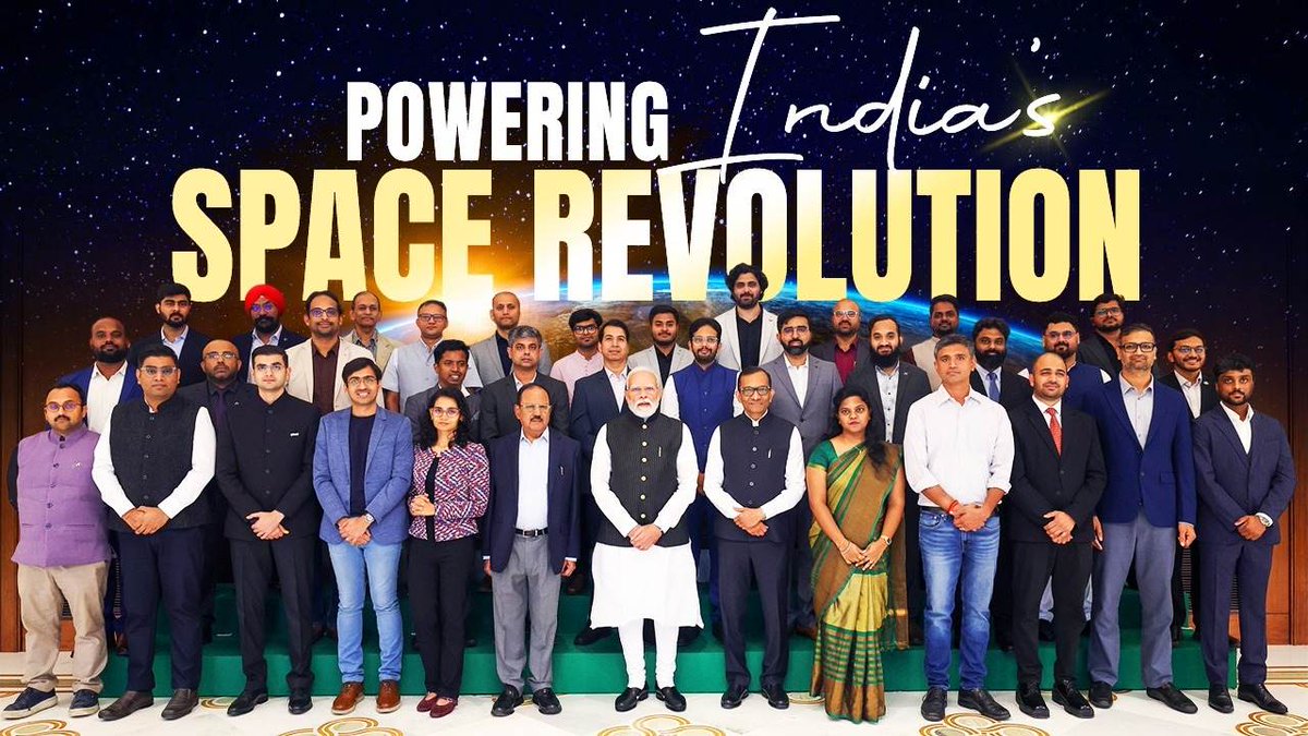 Met India’s brightest space StartUps. As always, came away impressed by their energy and ambition. You would love their insights and optimism. Do tell me...what excites you most about India’s space journey? #NationalSpaceDay