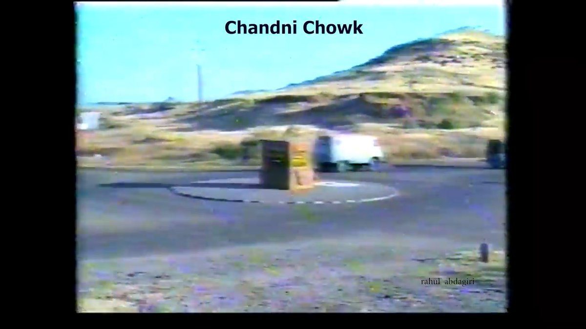 #Pune Video of Kothrud Depot, Chandni Chowk, and Bavdhan from 1991! Wowwww. No traffic and looks very peaceful!