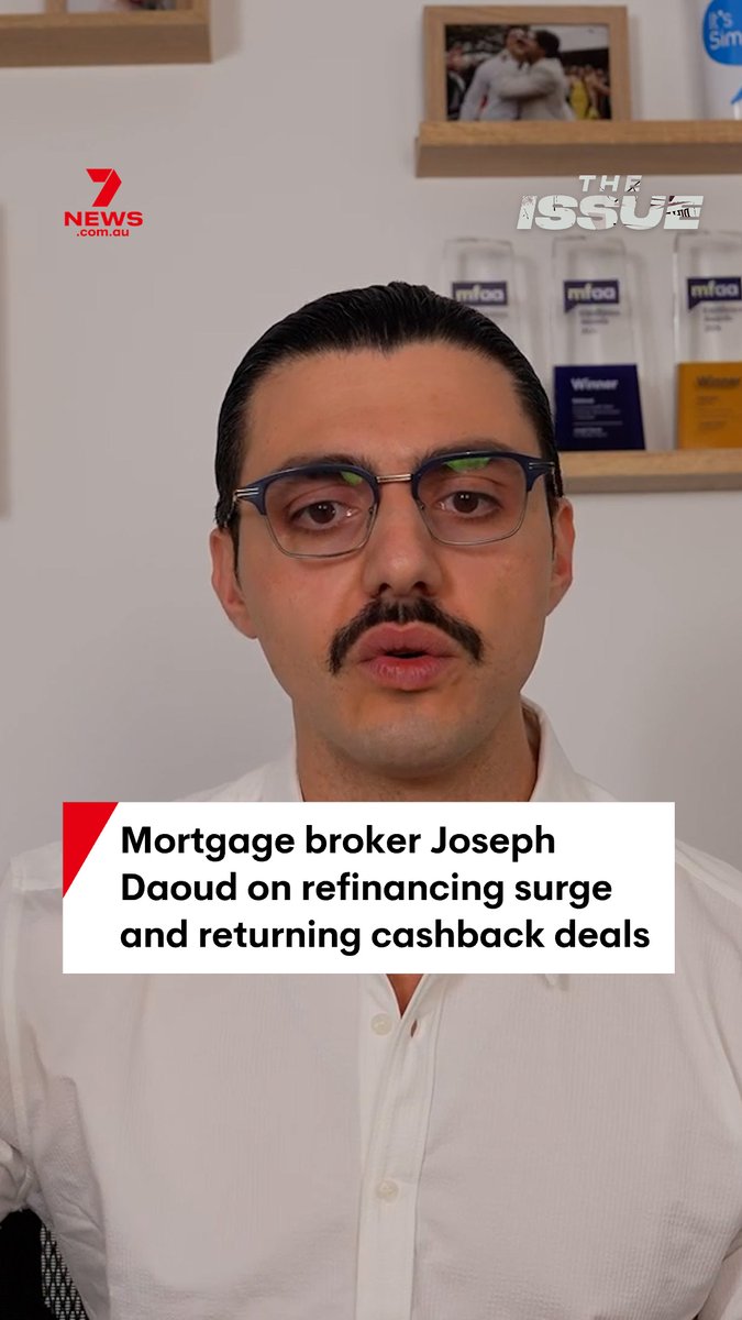 A leading Sydney broker says there has been a surge in Australians refinancing their mortgages since the federal budget, interest rate hikes and falls in property prices. Joseph Daoud says lenders are even offering cashback deals once again which hasn't happened since Covid. For more of this interview tune in to The Issue Podcast at LiSTNR, 7Plus or YouTube. #7News #TheIssue #Mortgages