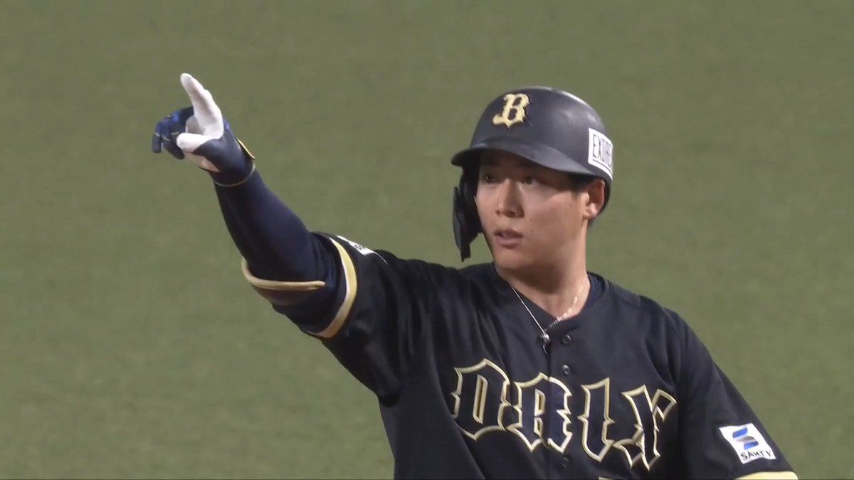 ラッキーセブンに先制‼️ オリックス 来田涼斗 選手のタイムリーヒット👏