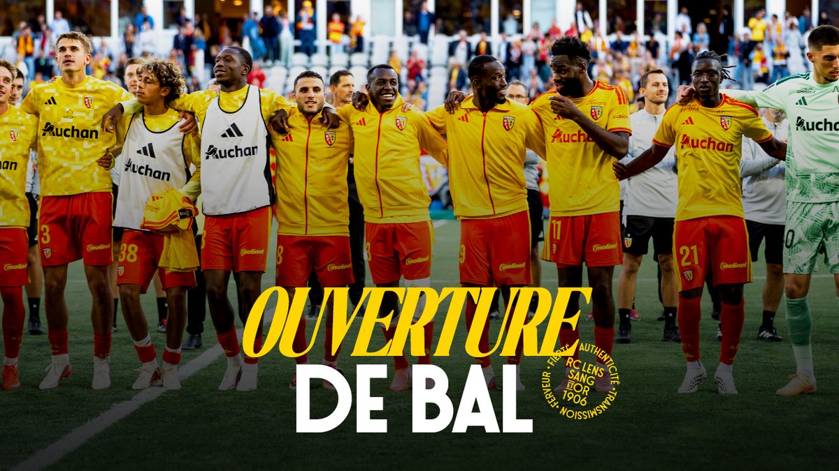 𝑶𝒖𝒗𝒆𝒓𝒕𝒖𝒓𝒆 de bal ❤️💛 #FiersDEtreLensois #RCLAJA