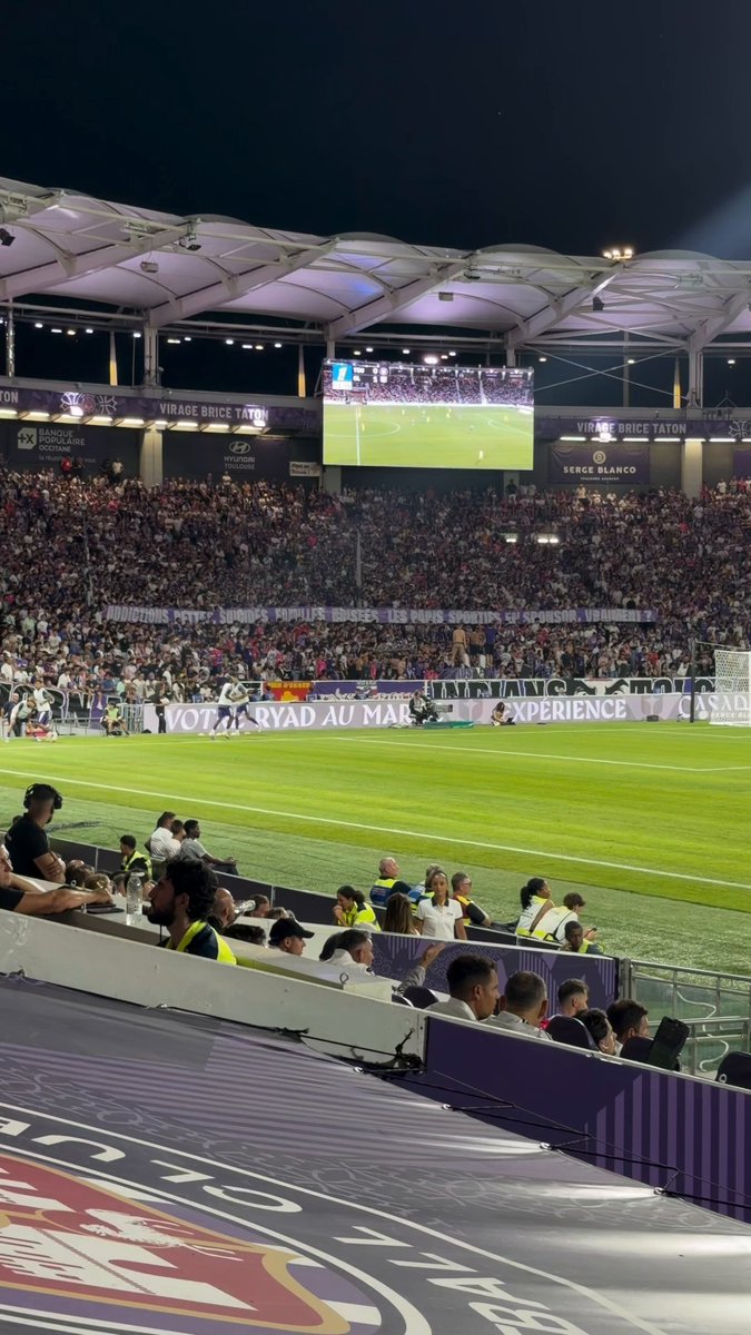 ⚽ Toulouse - OL 📢 La banderole des Indians contre Winamax, nouveau sponsor du TFC ! 📆 Samedi 22 août