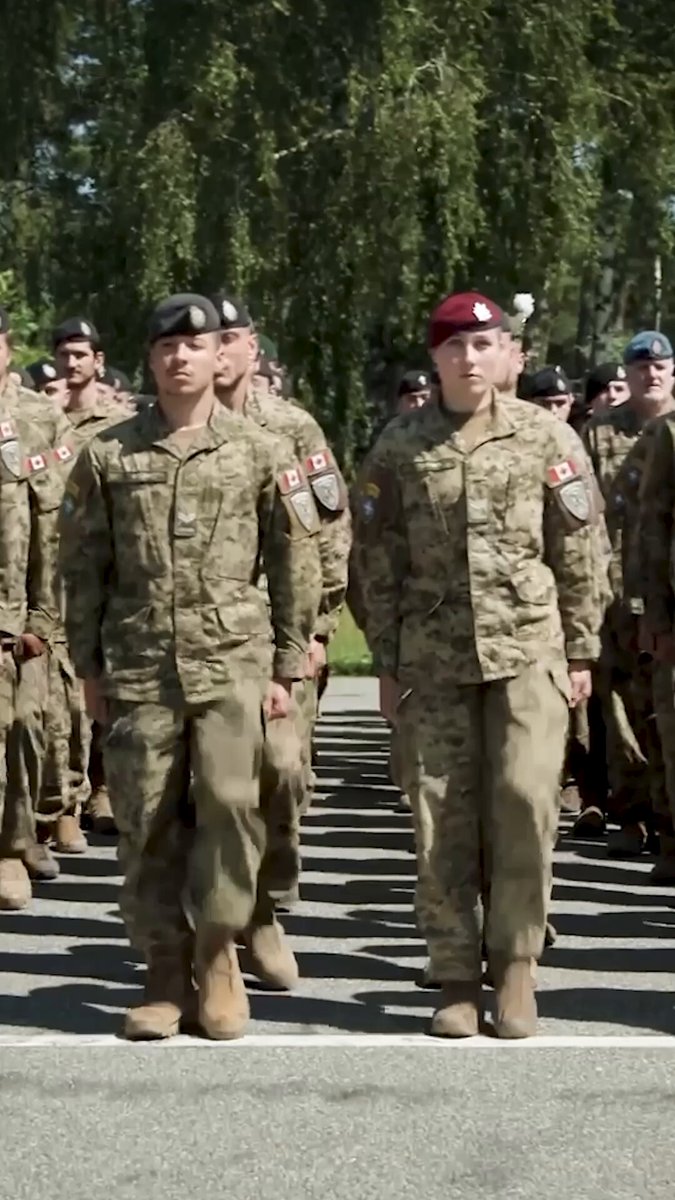 In Latvia 🇱🇻 NATO forces with thousands of troops, armoured vehicles and sea &amp; air defences stand ready to deter any threats #BalticWay
