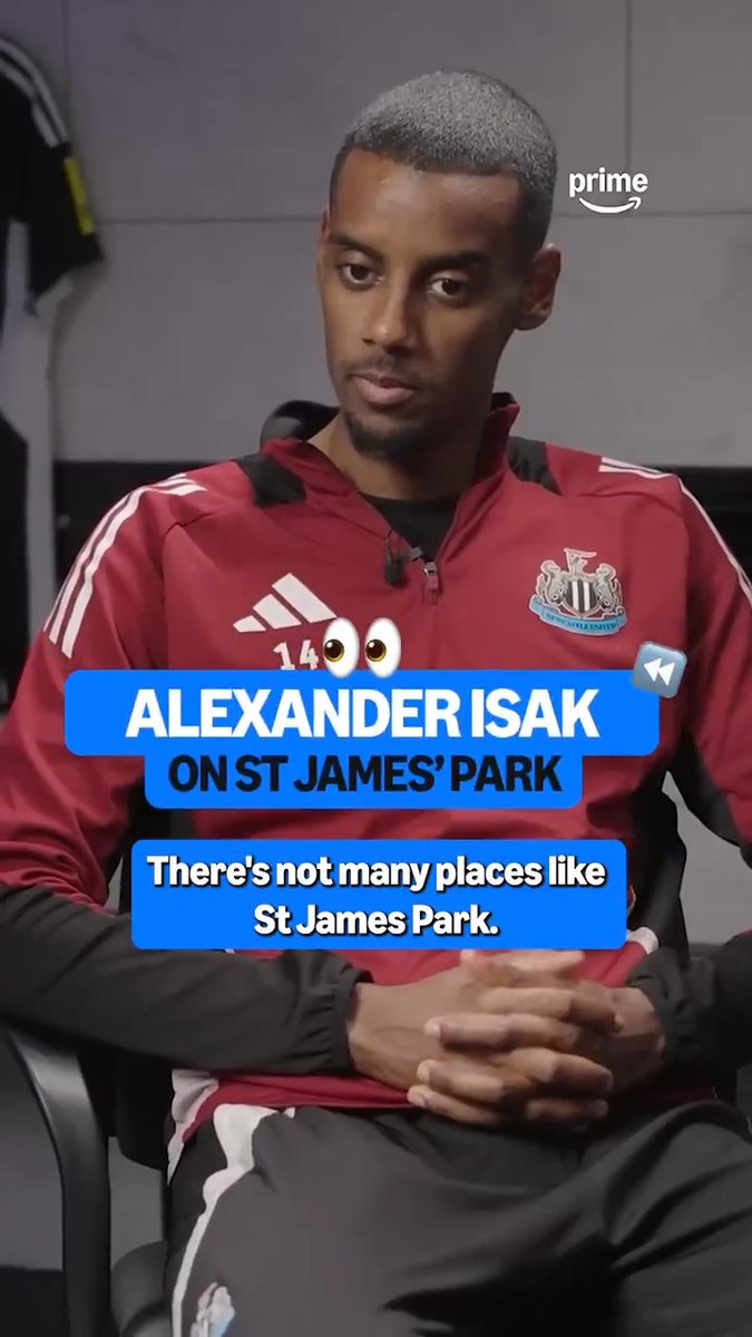 Alexander Isak could face Newcastle for the first time in the Premier League today 👀 Here he is talking about playing at St James' Park in early 2025 ⏮️