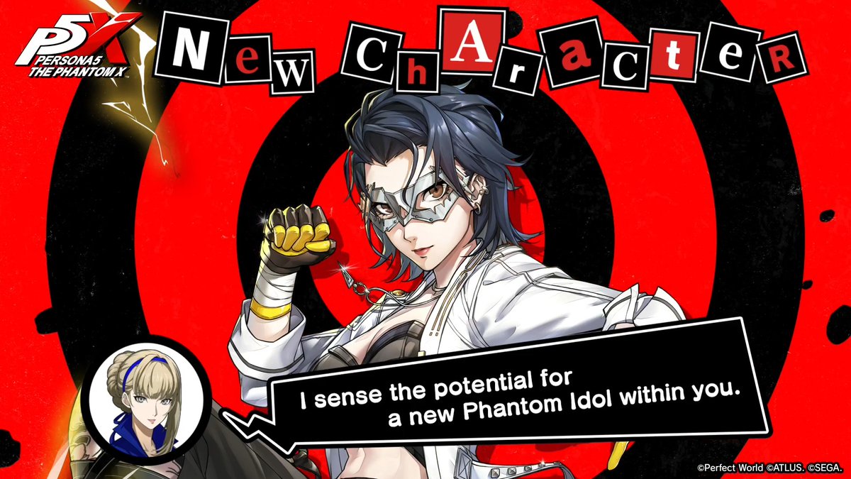 ✧─ Character Preview ─✧ To the esteemed guests of the Velvet Room Merope foresees the arrival of a new Phantom Idol. Blitz is ready to kick things off! #P5XEN #KumiKatayama