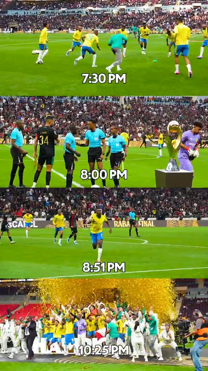 How pre-match jitters can turn into the memory of a lifetime in less than three hours. 💛 The beauty of football. The beauty of the #TotalEnergiesCAFCL.