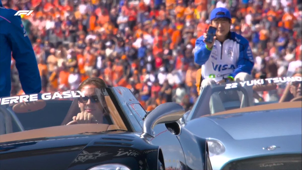 Do we have a Yuki vlog on the way Visa Cash App Racing Bulls F1 Team 👀 #F1 #DutchGP