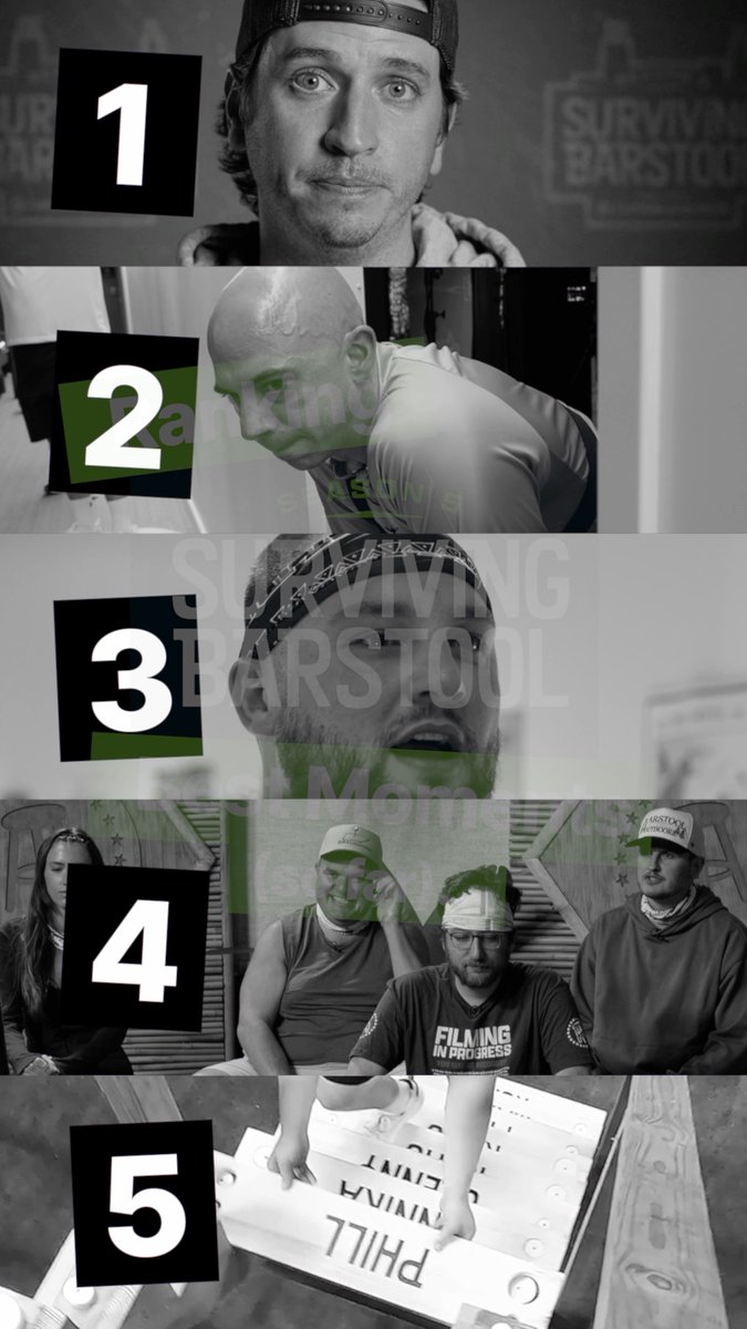 Ranking the best moments from Season 5 of Surviving Barstool - will your favorite moment happen tonight? Catch it at 5pm EST|2pm PST on Rumble Premium