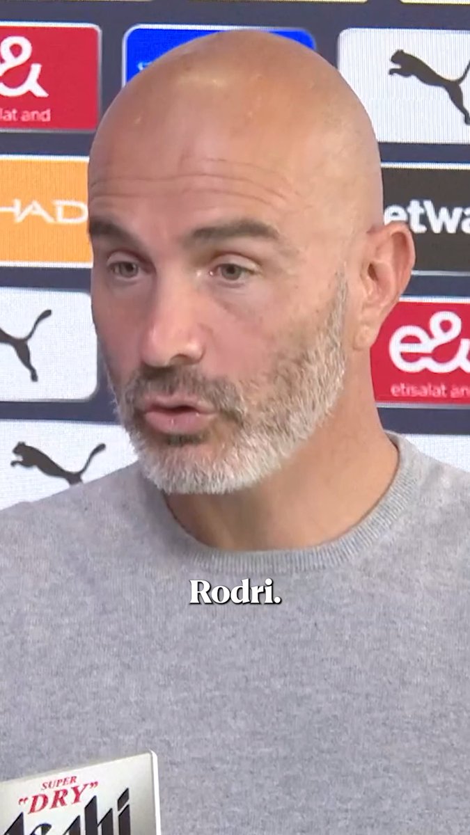 “When they leave, you need to be good in recruiting the next one” 😅 Enzo Maresca on replacing Rodri at Man City 👀