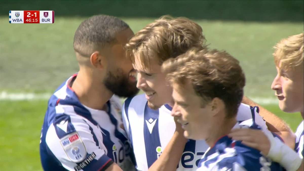 "It's PERFECT" 🤩 Isaac Price scores with a stunning finish to give West Brom the lead 😮💨