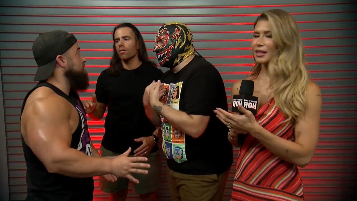 The decision is far from unanimous! The Dark Order are still split on Pres10! Watch the replay of #ROHDBD on #HonorClub