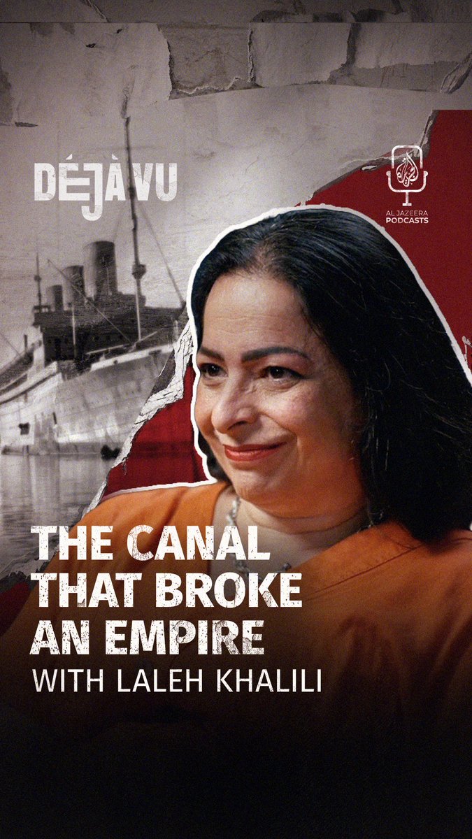 The Suez Crisis stopped the British Empire. Could the Hormuz crisis be seen as the US's Suez moment? 🎧 #DejaVu's host, Mohamed Hassan, hears from political scientist Laleh Khalili ⤵️ 📺 Watch now on YouTube or listen wherever you get your podcasts: