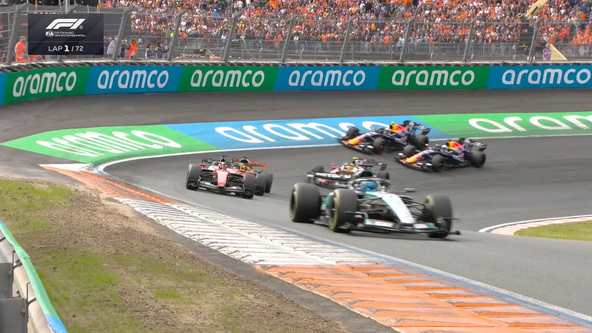 ⚫️ LIGHTS OUT! ⚫️ Watch the race start 🎥 #F1 #DutchGP