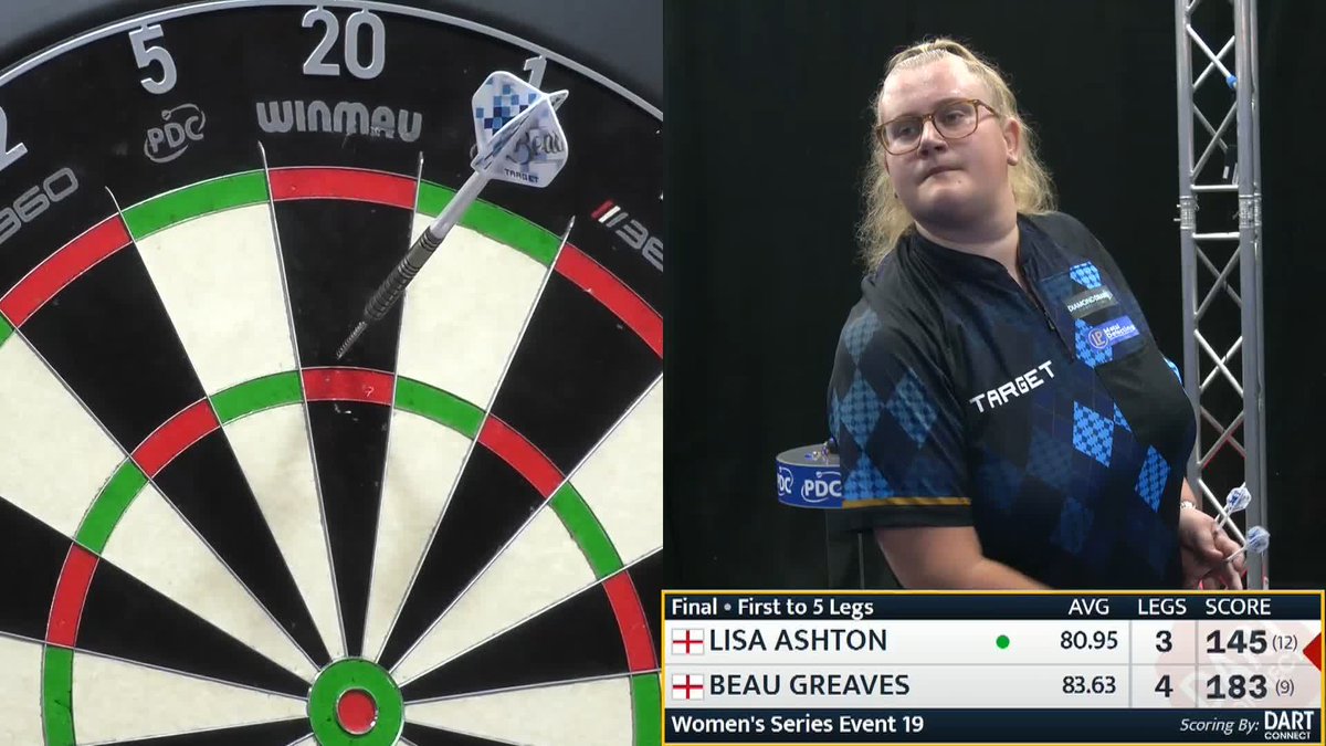 GLORIOUS FROM GREAVES! Beau Greaves wins Event 19 to claim her 58th Women's Series title, as she beats Lisa Ashton 5-3! 📺 📋