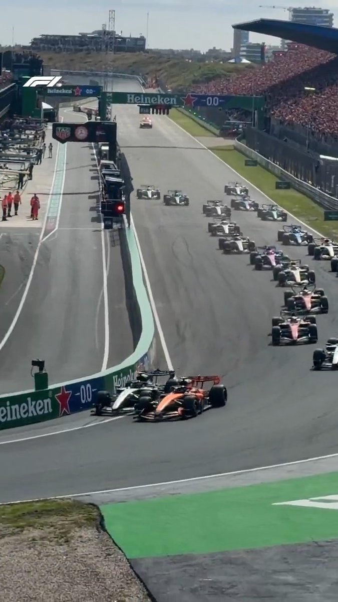 No fear from the teenager 💪 #F1 #DutchGP Mercedes-AMG PETRONAS F1 Team