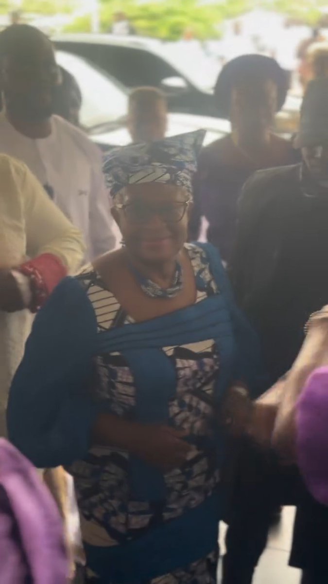 Ngozi Okonjo-Iweala shows off her dance moves during visit to her hometown in Delta State