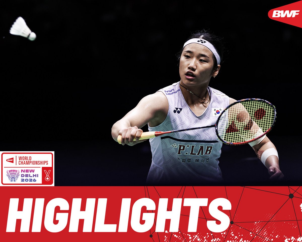 An Se Young 🇰🇷 puts reigning world champion Akane Yamaguchi 🇯🇵 to the test. #BWFWorldChampionships #NewDelhi2026