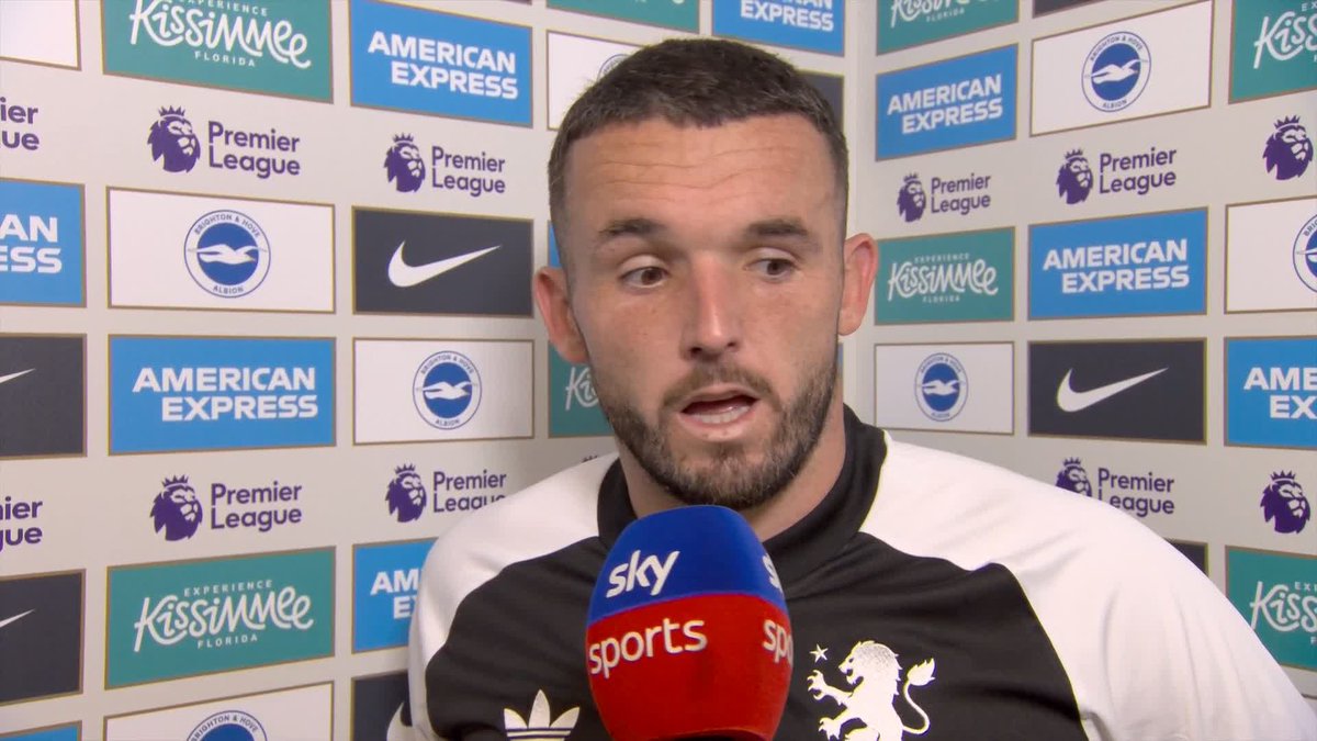 “The goals we conceded were poor” John McGinn analyses Aston Villa’s 4-0 opening day defeat against Brighton 🗣️