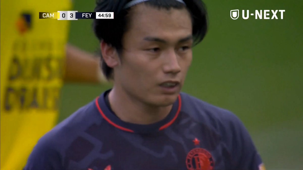 🇯🇵上田綺世、2試合連続ゴール🇯🇵 試合中断もありながら前半から ゴールラッシュのフェイエノールト🔴⚪️ #上田綺世 にもPKで得点が生まれ 前半を4点リードで折り返す🔁 🇳🇱 エールディヴィジ第3節 ⚔️ カンブール v フェイエノールト 📺