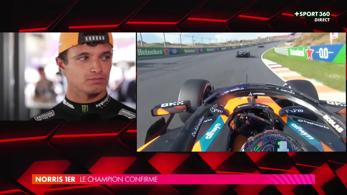 🗣️ "Je savais que c’était ma chance" Norris revient sur son dépassement sur Antonelli et Hamilton ! #DutchGP #F1