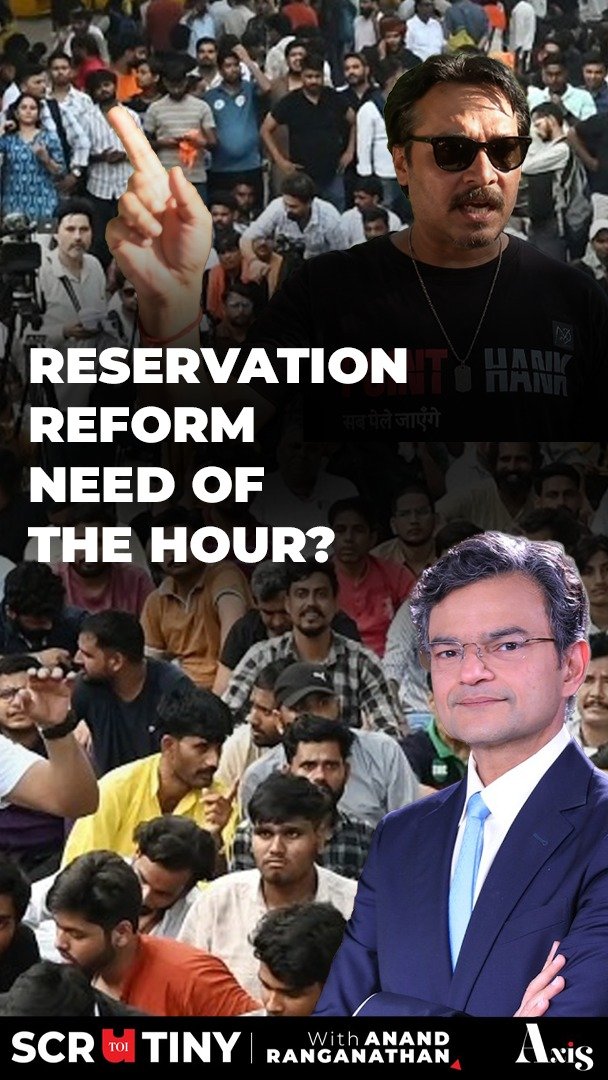 “Merit has been murdered and buried six feet under.” Anand Ranganathan on why India needs to stop treating reservation as a political untouchable - and start talking about reservation reform. His argument: don’t just demand “reservation hatao”. Debate how the system can actually be reformed, expanded where necessary, and eventually phased out. Watch the full conversation on Scrutiny. Anand Ranganathan Aditi Prasad #AnandRanganathan #Reservation #Merit #Scrutiny #India
