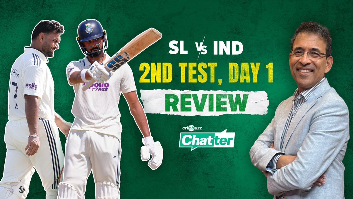 🇮🇳 India in driver's seat 🏏 But how worrisome is Pant's injury❓ 🎥 Harsha Bhogle reviews Day 1 of the #SLvIND Test👇