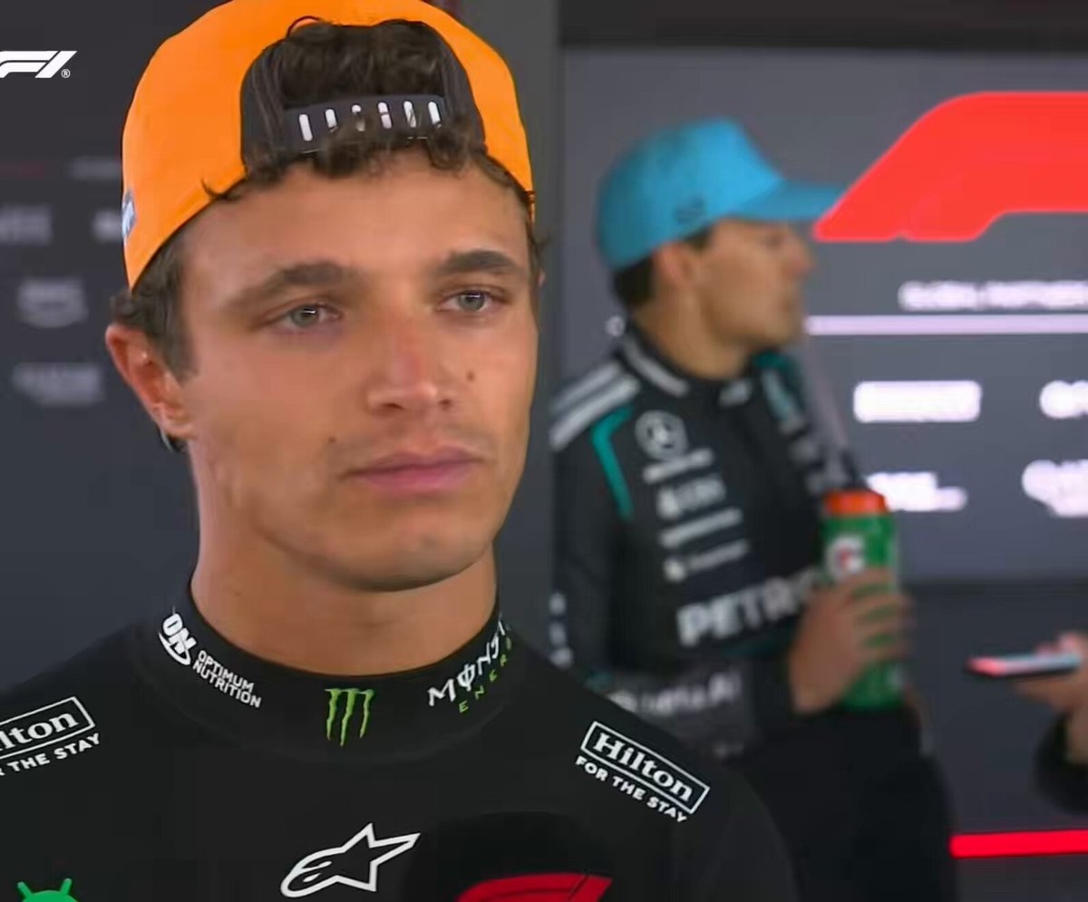 "does it feel like you're back in it?" lando: “no. i think if you say that, you're just too short sighted for the time being [..] there's no point thinking anything more than just the next job is to prepare for monza and do the best job we can there"