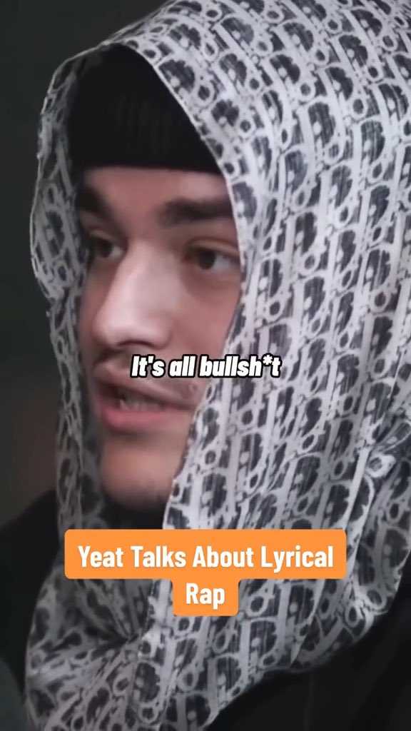 when Yeat threw shots at mainstream lyrical rappers 😭 “they not saying anything… they just be fast”