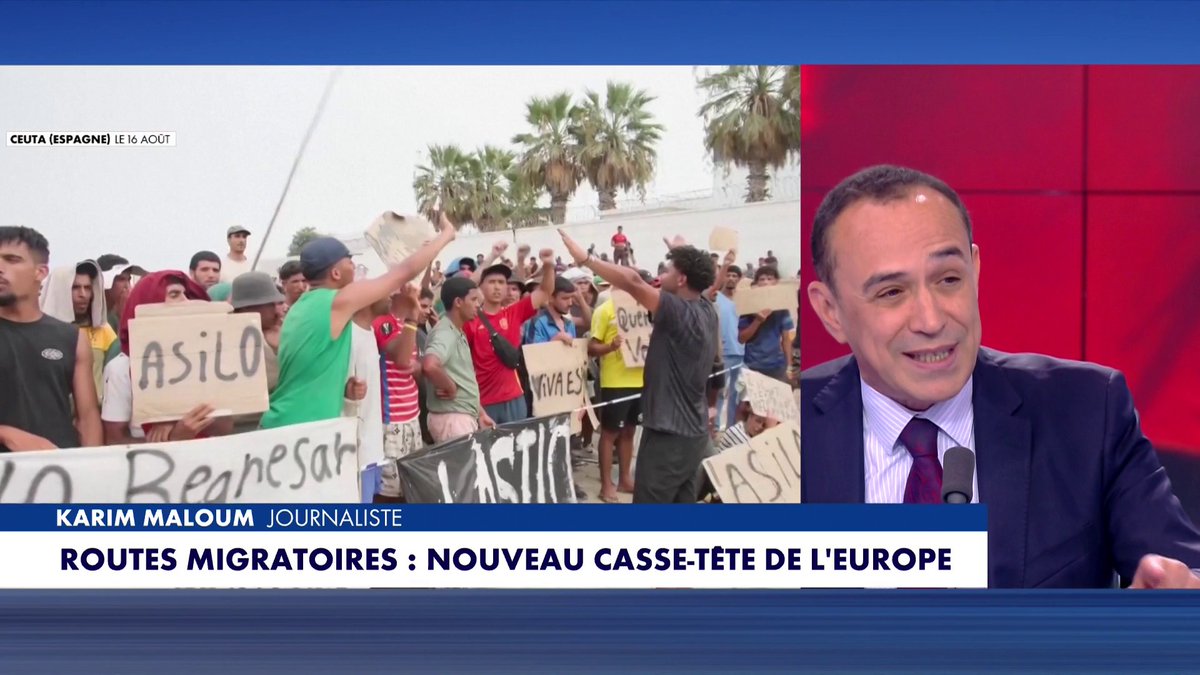 «Le trafic de migrants ne s'arrêtera pas (...) l'Espagne est le maillon faible», a estimé le journaliste Karim Maloum. Il déplorait la situation à Ceuta. #PunchlineEte Toute l'info est à retrouver sur