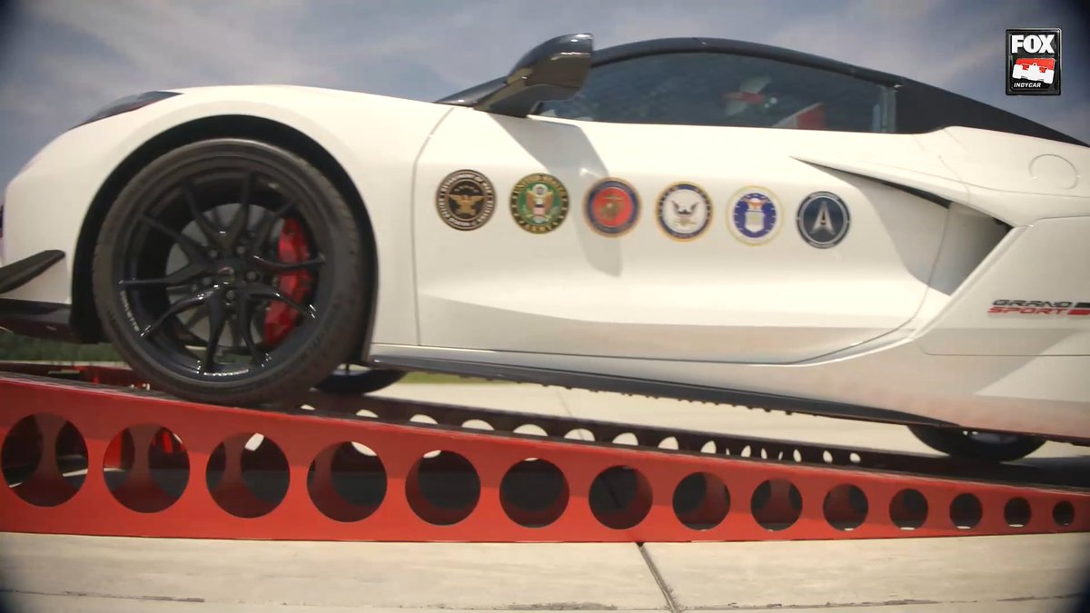 Each branch of the military helped deliver the Freedom 250 pace car to Washington, D.C. @INDYCAR | @INDYCARonFOX