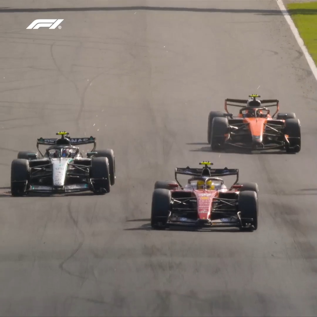 First Kimi then Lewis... Precision passing from Lando propelled him to the front 💪 #F1 #DutchGP