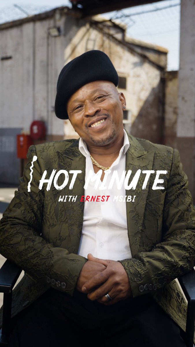 Izinja madoda. Back on our screen. In 1 minute lets get to know Ernest Msibi, uScarra the Sugar Hot Dog on the Hot Minute. #Umthetho