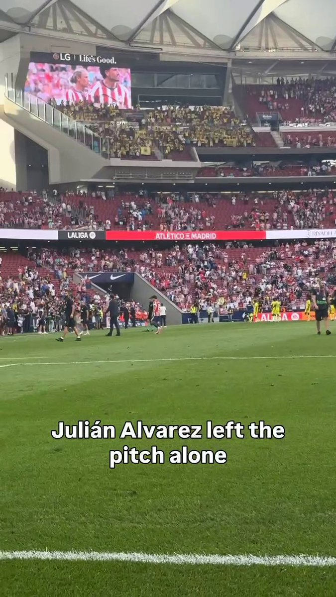 Julián Alvarez after Atlético Madrid’s 2-2 draw 👀