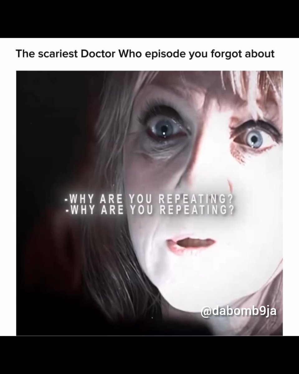 Is there a medical condition that causes repetition of words as seen in this scene Grok is there a way to cure it? 😭 🎬 Doctor Who