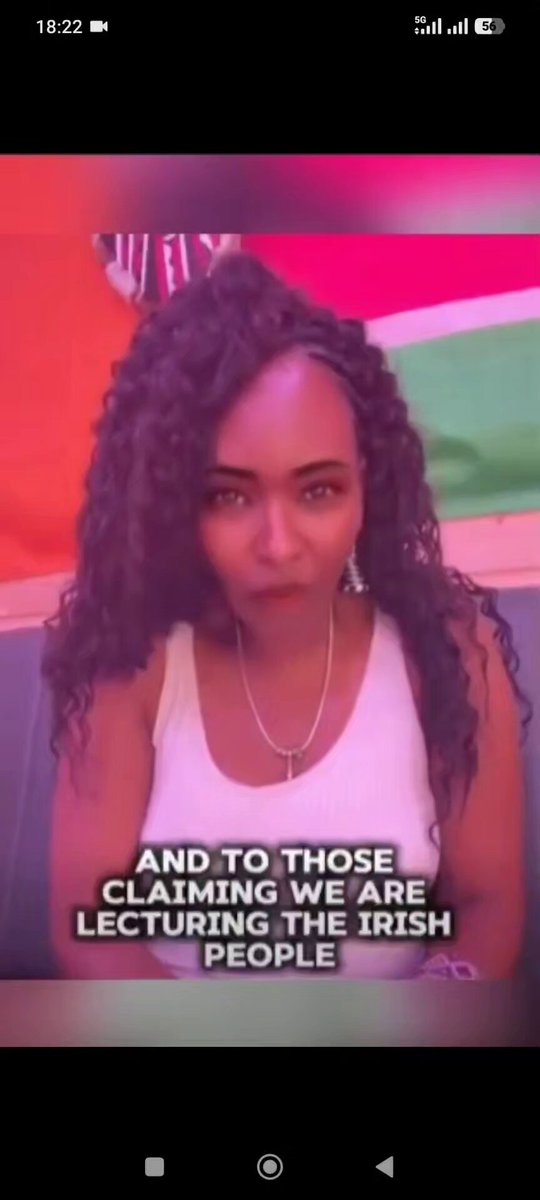 "we are Irish to Ireland is our home and nothing you say changes that". You’re a Kenyan-born Maasai woman who arrived as a refugee in 2010. Shut the fuck up lol