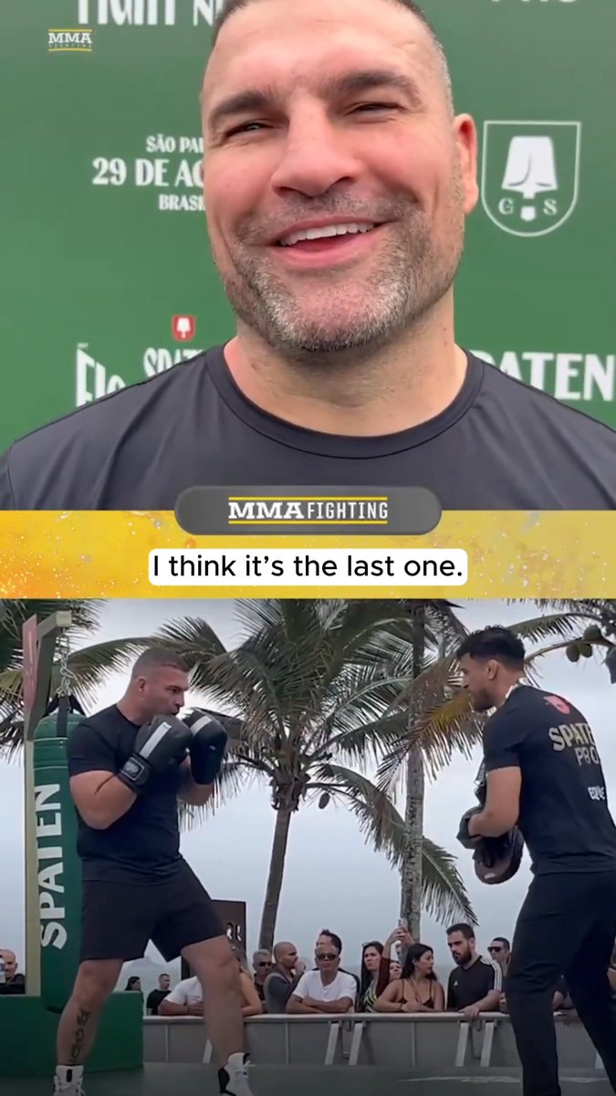 Shogun Rua stopped by to tease #SpatenFightNight3 being the last fight of his career, and explain why Andre Dida is banned from his corner for his boxing match against Glover Teixeira 🇧🇷🥊 (🎥 Guilherme Cruz)