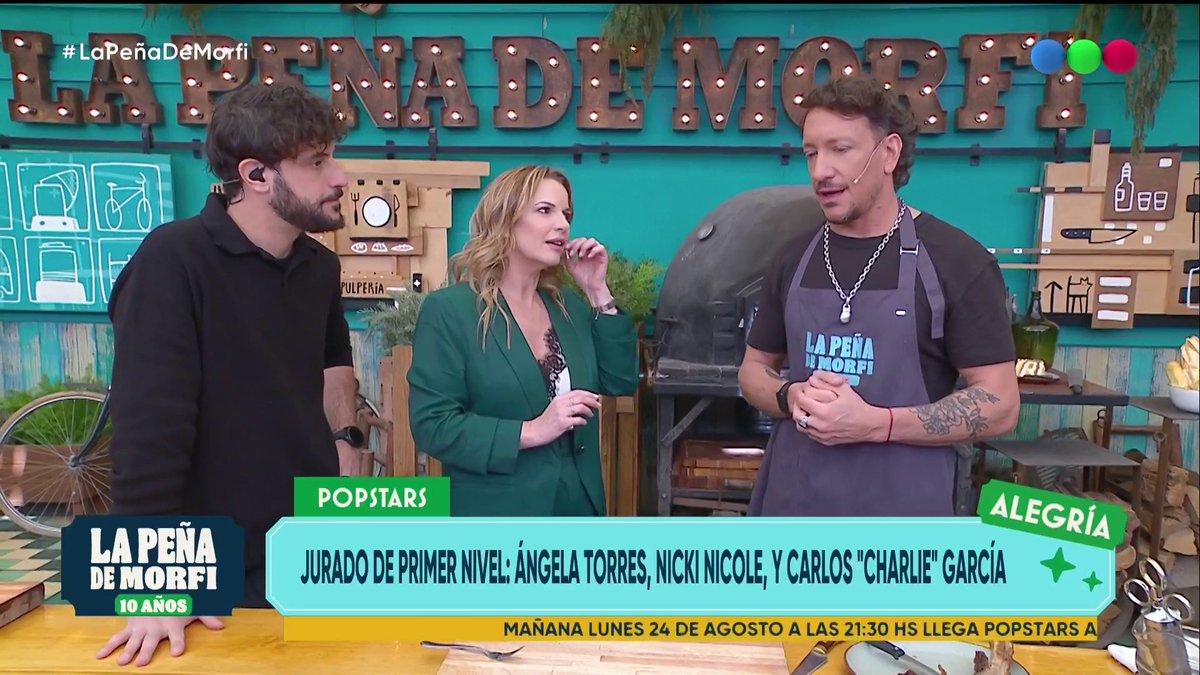 ¿Nicki Nicole y Angela Torres se ríen de Nico? 😆 🧉 #LaPeñaDeMorfi junto a Diego Leuco y @zampinicarinaok