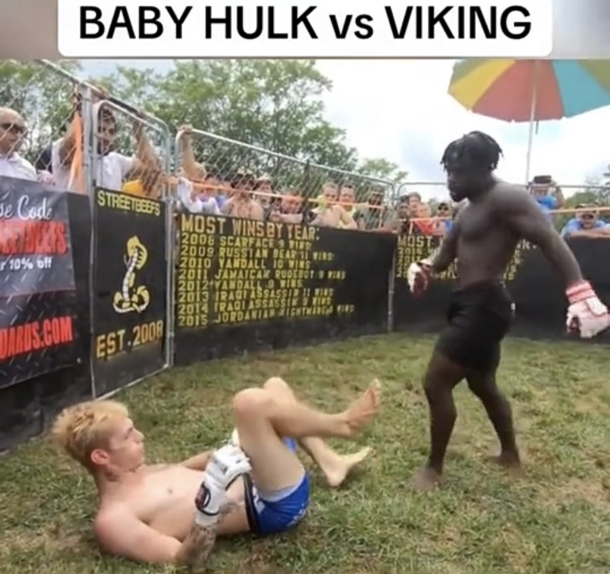 White guy had no chance. Honestly