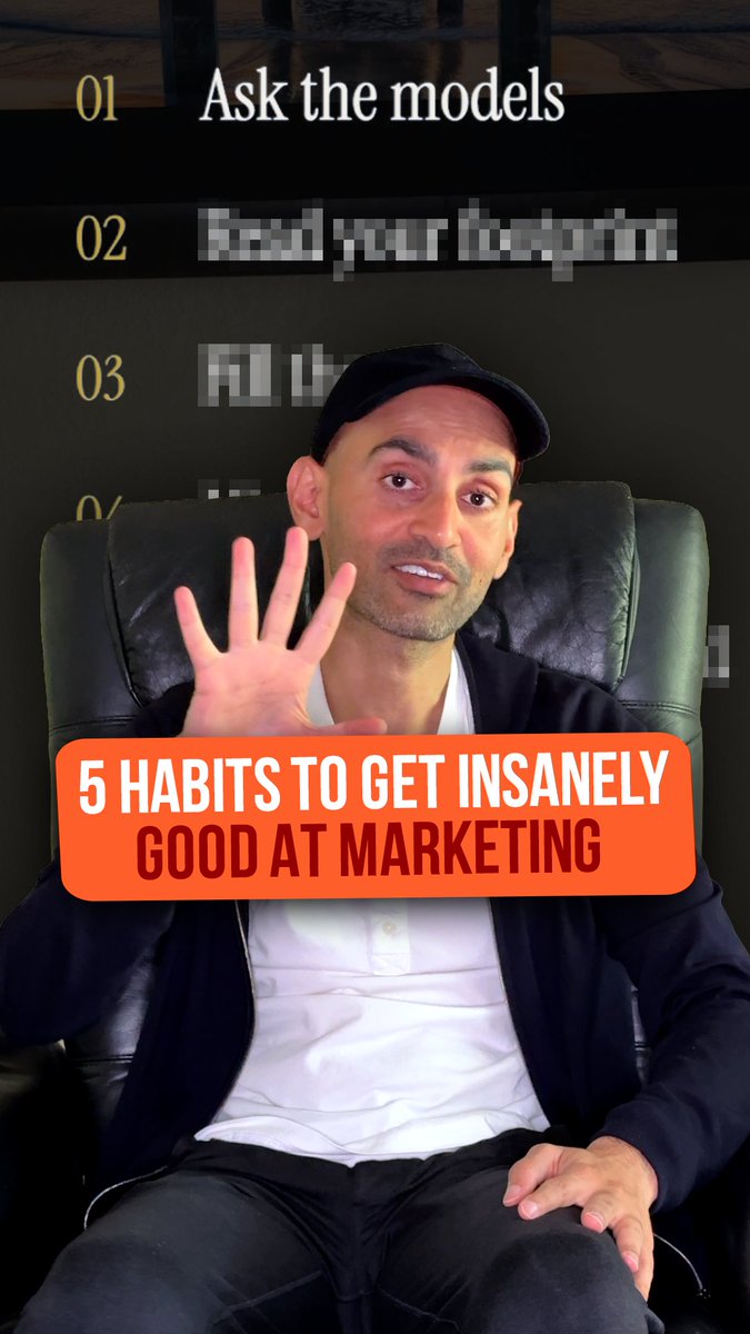5 Habits To Get Insanely Good At Marketing 1. Asking ChatGPT, Gemini and Google's AI Overview about your own topic to see if you show up, or if a competitor does. 2. Checking your digital footprint on Google Search Console queries to see exactly which words bring people to you, and which ones you're almost ranking for. 3. Running a content gap analysis by seeing what gets your competitor visible instead of you and filling the gap. 4. Mine Google's autocomplete suggestions for your service and use the keywords with the highest search intent or other words, those used by customers who will immediately buy. 5. Manufacture the demand yourself. Run content and ads that make people search your brand next to the keyword you want to own. Google reads that rising volume as proof and starts pairing you with it. Comment "ATP" for details on the niche tool I use!