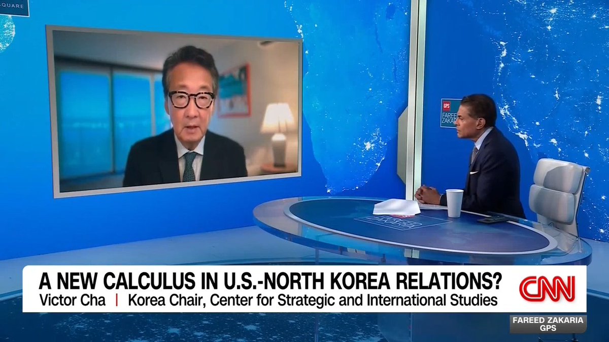 President Trump cut short military drills between the US and South Korea this week, saying that they sent the wrong signal to the "unthreatening and respectful" North Korea. Is Trump throwing over one longtime US ally to court a rogue state ... again? I discussed with Victor Cha: