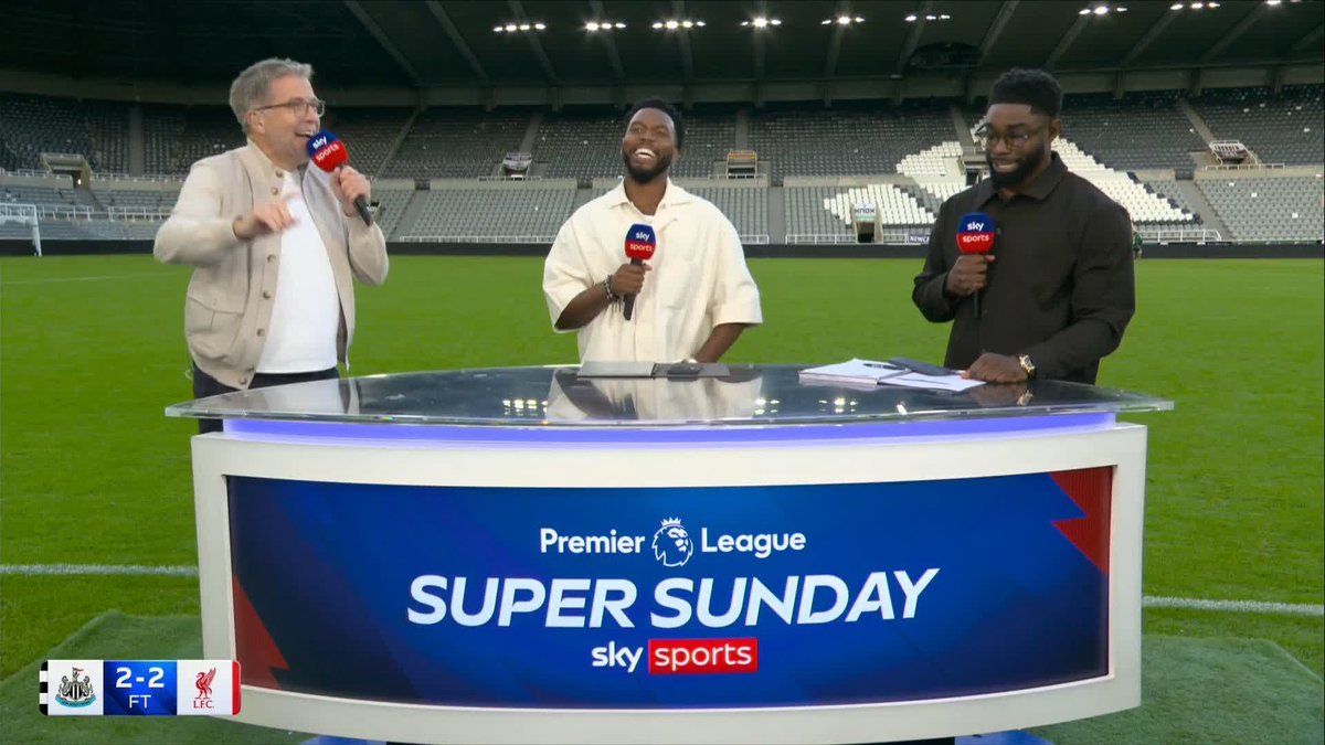 "I just thought his overall game was fantastic" "He played that role perfectly today" Micah Richards and Daniel Sturridge praise Yoane Wissa for his performance against Liverpool 👏