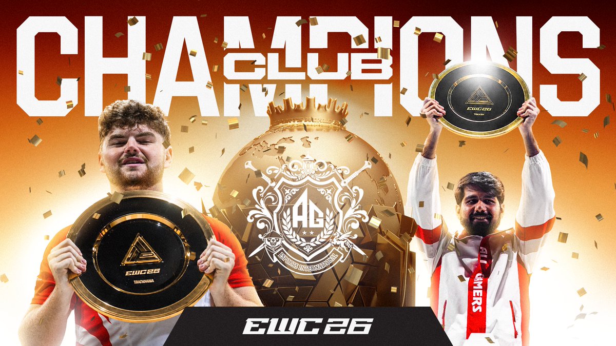 From K.O.'s to the race tracks, they never took their eyes off the EWC26 Club Championship trophy. We're living in the All Gamers - AG Global era 🏆